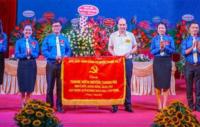 Anh Phạm Tiến Đạt được tín nhiệm giữ chức danh Chủ tịch Hội LHTN huyện Thanh Trì