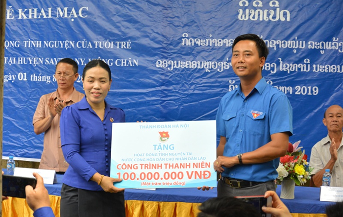 Khai mạc các hoạt động tình nguyện của Tuổi trẻ Thủ đô tại Lào
