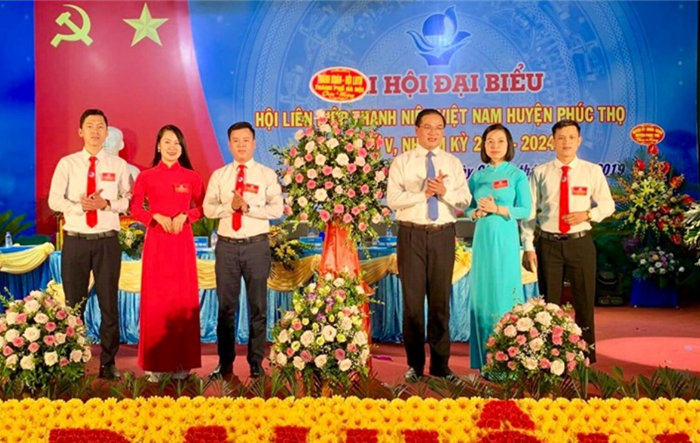Anh Hoàng Ngọc Thanh được tín nhiệm giữ chức danh Chủ tịch Hội LHTN Việt Nam huyện Phúc Thọ