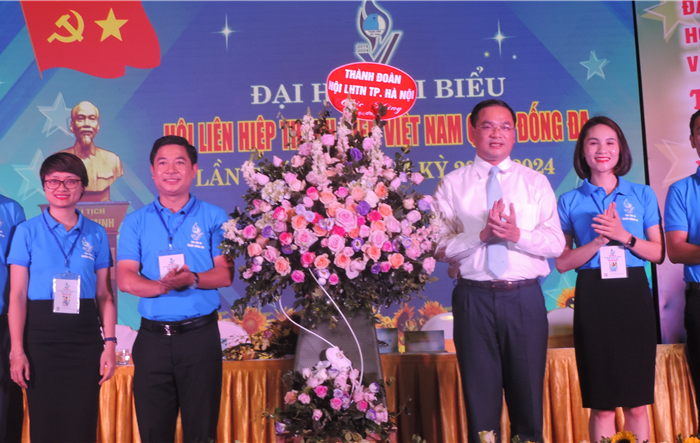 Anh Phùng Như Hùng tái đắc cử Chủ tịch Hội LHTN Việt Nam quận Đống Đa