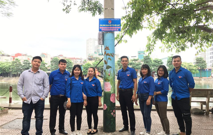 ĐTN Đại học Đại Nam khánh thành công trình Thanh niên "Cột điện nở hoa" trên địa bàn quận Hà Đông