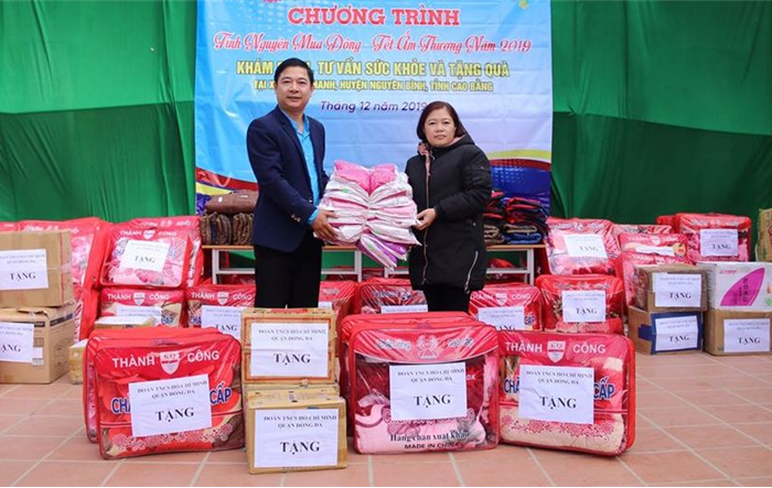 Chương trình tình nguyện mùa đông của Tuổi trẻ Đống Đa ở Phan Thanh