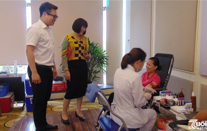 Hơn 150 cán bộ công nhân viên Tổng Công ty Du lịch Hà Nội tham gia hiến máu tình nguyện