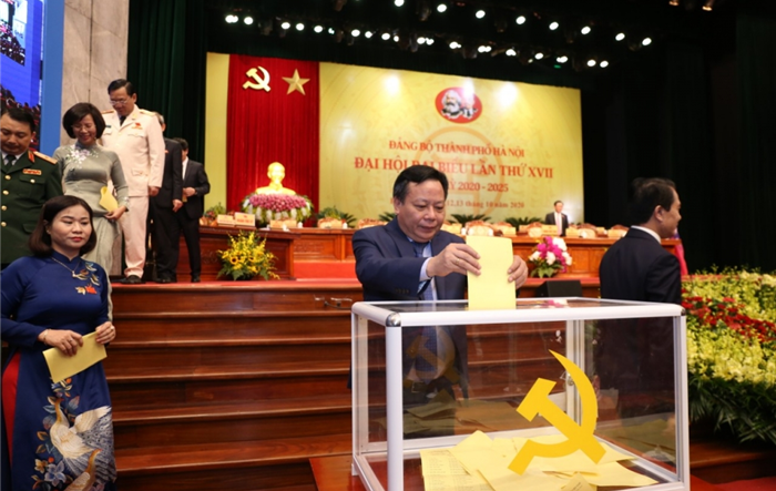 Hà Nội: 60 đại biểu được bầu đi dự Đại hội Đảng toàn quốc lần thứ XIII