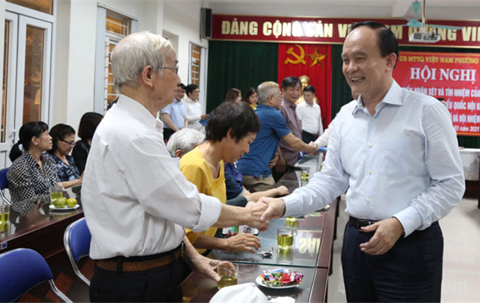 100% cử tri tín nhiệm giới thiệu đồng chí Nguyễn Ngọc Tuấn ứng cử đại biểu Quốc hội và đại biểu HĐND Thành phố