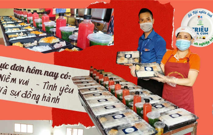 Hơn 50.000 suất ăn “Tấm lòng doanh nghiệp trẻ Hà Nội” tặng lao động nghèo