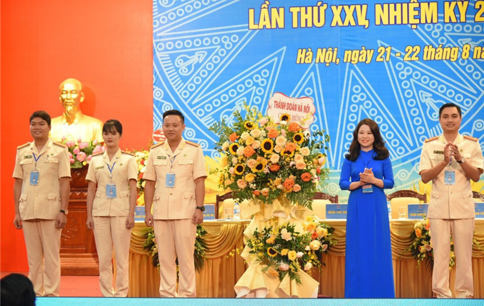 Thiếu tá Bùi Mạnh Hùng tái cử chức danh Bí thư Đoàn Thanh niên CATP