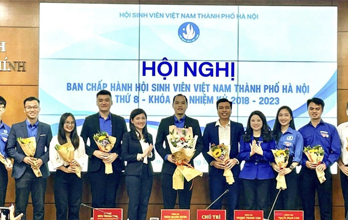 Đồng chí Nguyễn Tiến Hưng trở thành tân Chủ tịch Hội Sinh viên Việt Nam TP Hà Nội