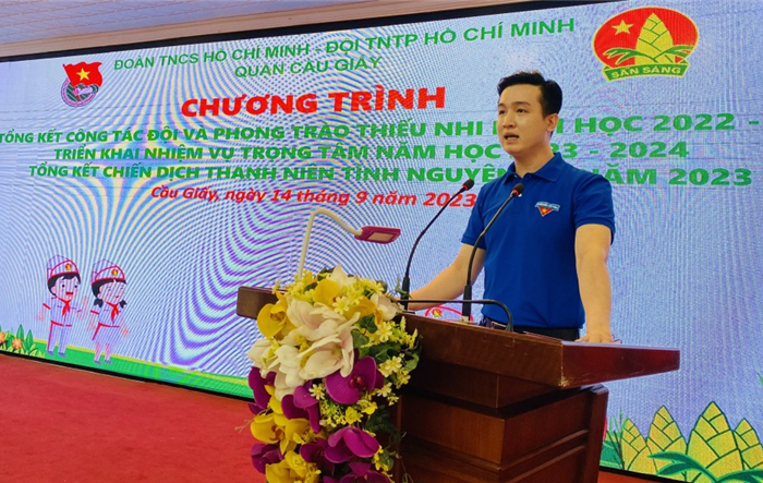 Chủ tịch Hội đồng Đội thành phố Hà Nội: Tập trung tập huấn phòng, chống cháy nổ cho thiếu nhi